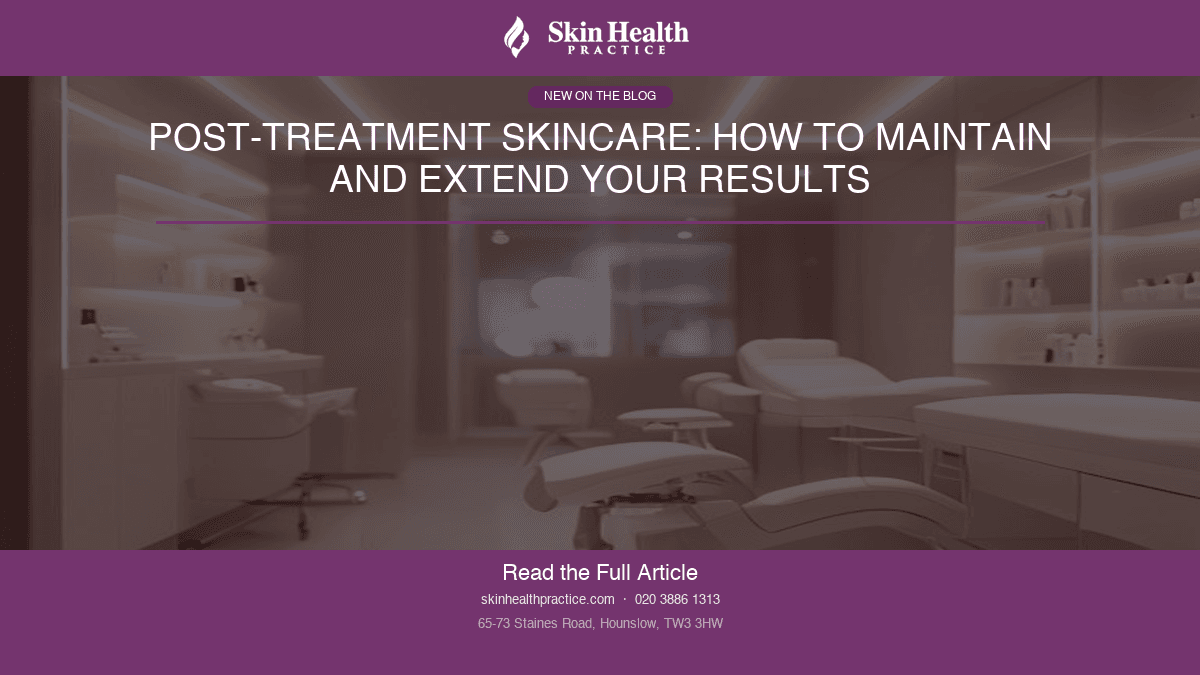 Post-Treatment Skincare: How to Maintain and Extend Your Results