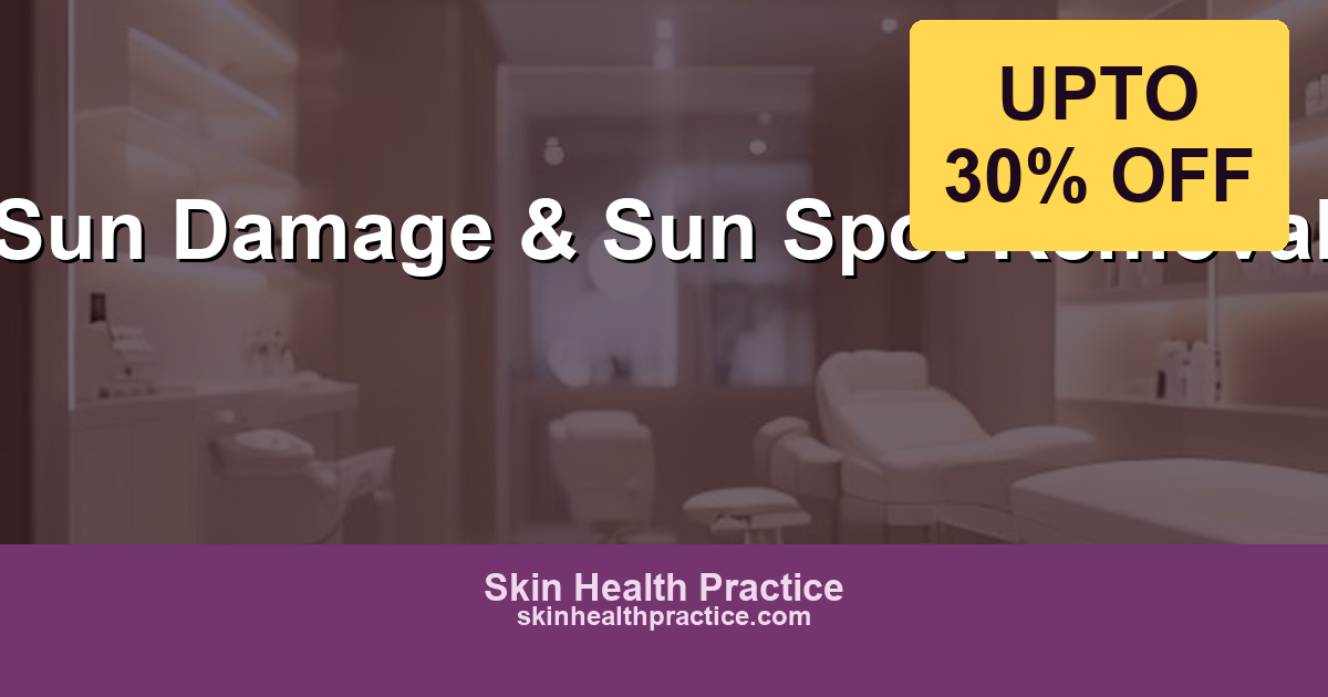 Sun Damage & Sun Spot Removal: Reversing Years of UV Exposure